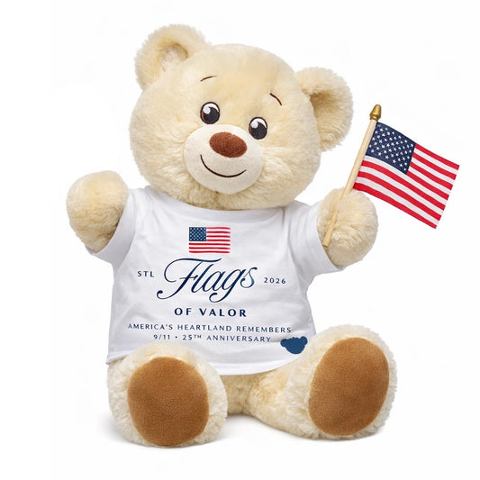Build-A-Bear Lil' Cub® Pudding x Flags of Valor